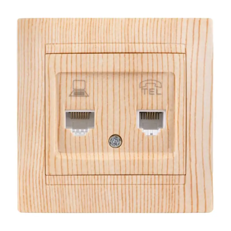 Телефонная розетка TDM ELECTRIC Лама SQ1815-0319