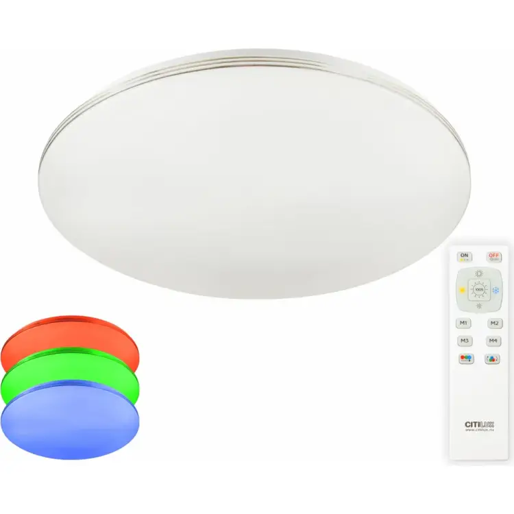 Светодиодная люстра Citilux Симпла RGB CL714480G