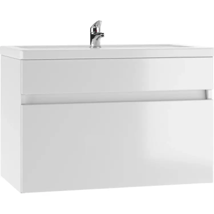 Подвесная тумба под умывальник "Maria 80" Айсберг АЙСБЕРГ Классик DA3011T