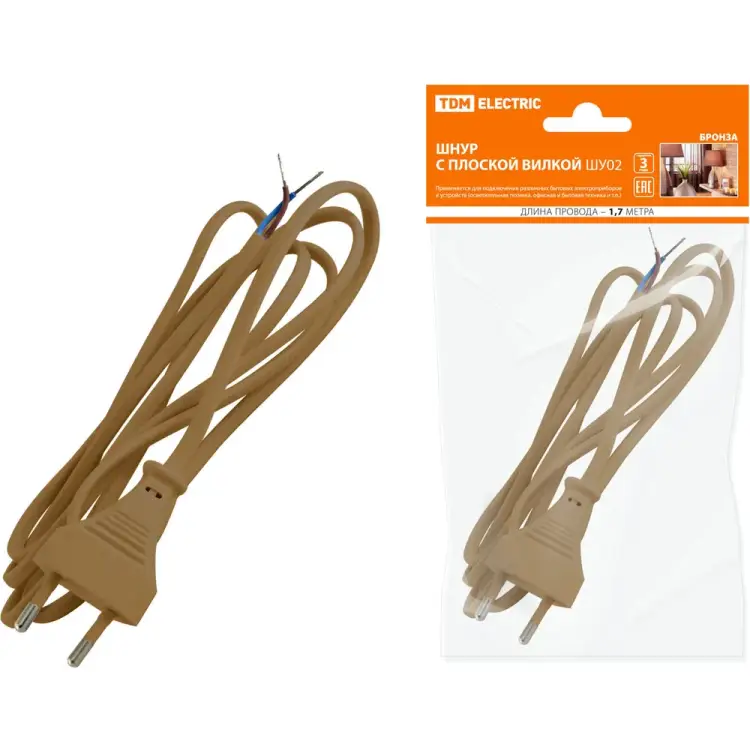 Шнур TDM ELECTRIC ШУ02 SQ1305-0013 Шнур TDM ELECTRIC ШУ02 SQ1305-0013