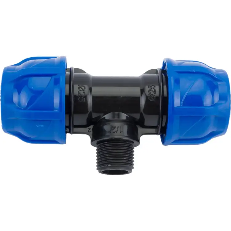 Компрессионный тройник TEBO T-ПНД.Тр.5.25-12.CN