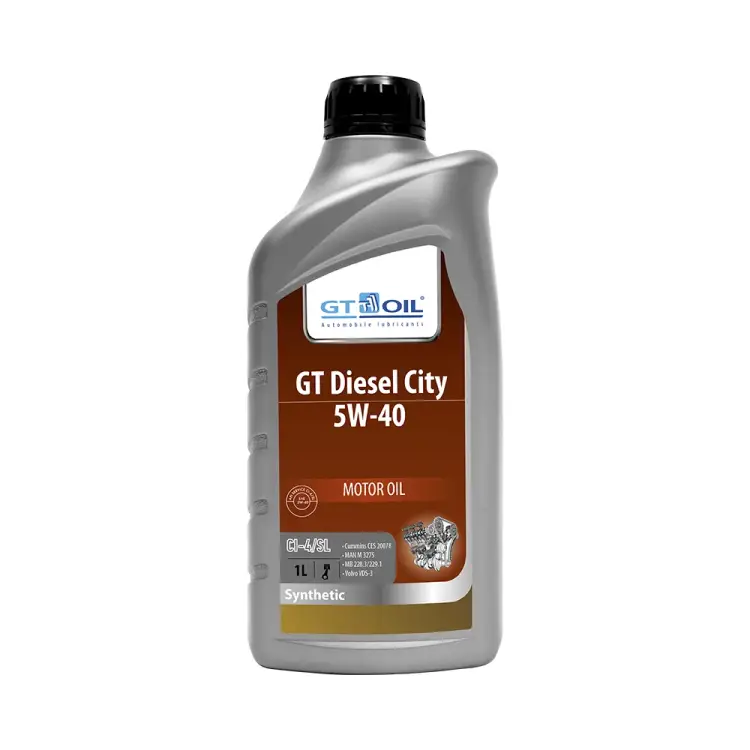 Масло GT OIL Diesel City SAE 5W-40 API CI-4/SL 8809059408261