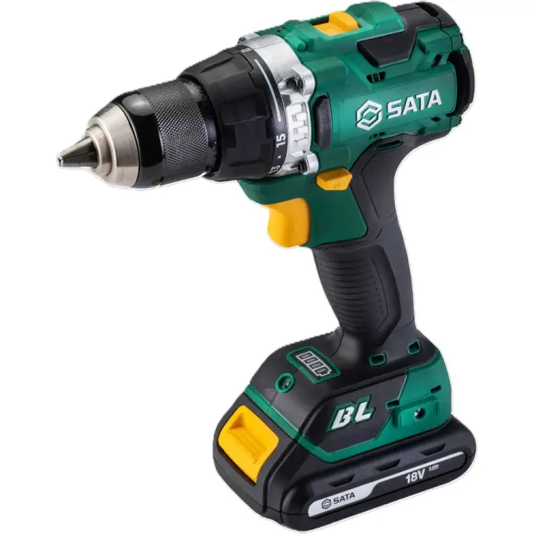 Аккумуляторная бесщёточная дрель -шуруповёрт Sata SC51011 Аккумуляторная бесщёточная дрель -шуруповёрт Sata SC51011