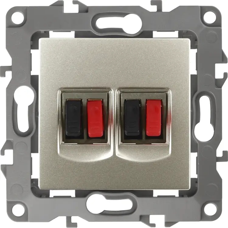 Двойная розетка аудио ЭРА 12-3112-04 Б0027464