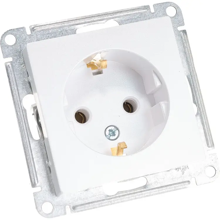 Одноместный механизм розетки Systeme Electric ATLAS DESIGN ATN000443