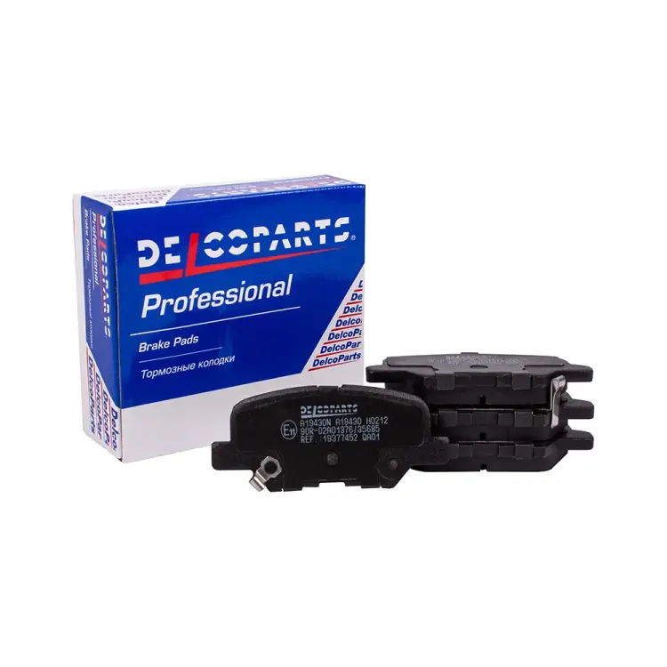 Задние дисковые колодки тормозные Delcoparts 19377452 Задние дисковые колодки тормозные Delcoparts 19377452