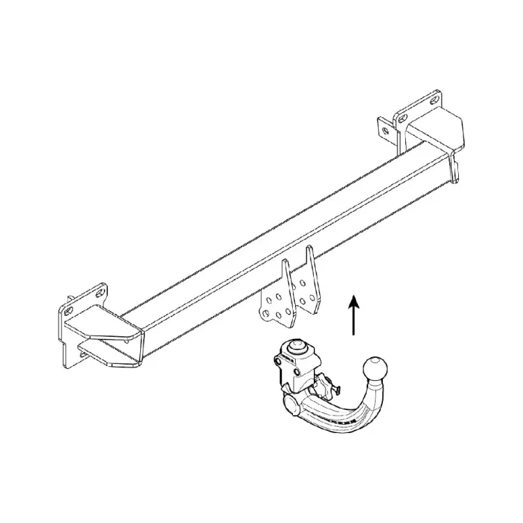 Фаркоп на Mercedes-Benz GLB-Class X247 08/2019- тип шара AV Westfalia 313689600001