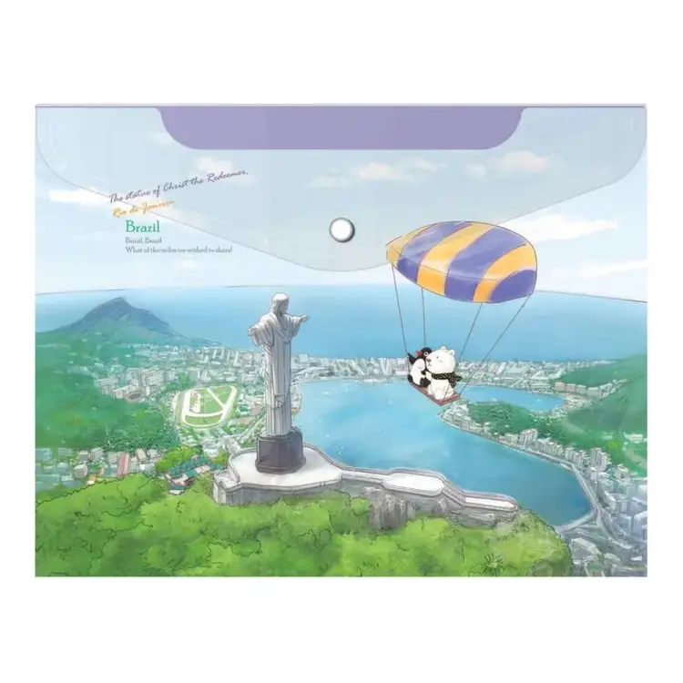 Папка-конверт COMIX география A1854 BR