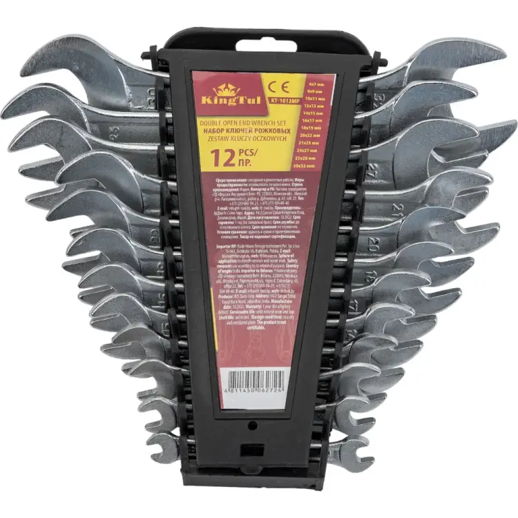 Набор рожковых ключей KingTul KT-1012MP(11058)