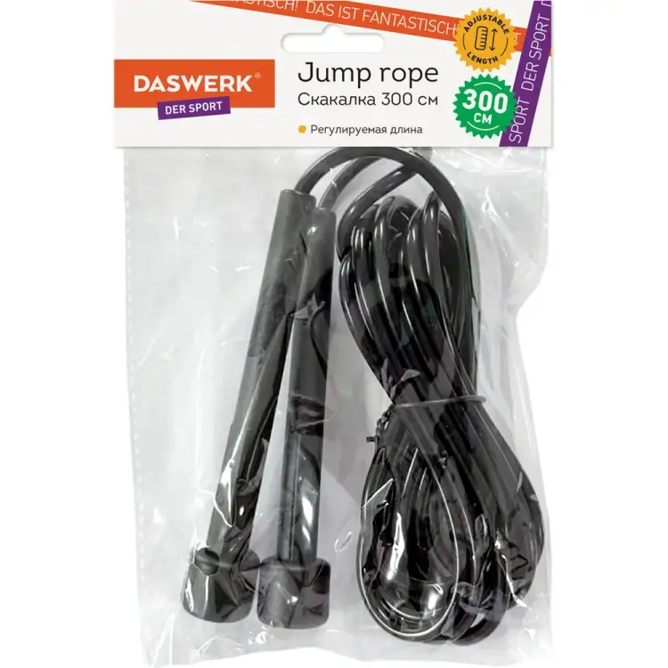 Спортивная скакалка DASWERK 680027