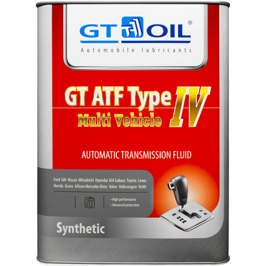 Масло GT OIL ATF T-IV Multi Vehicle