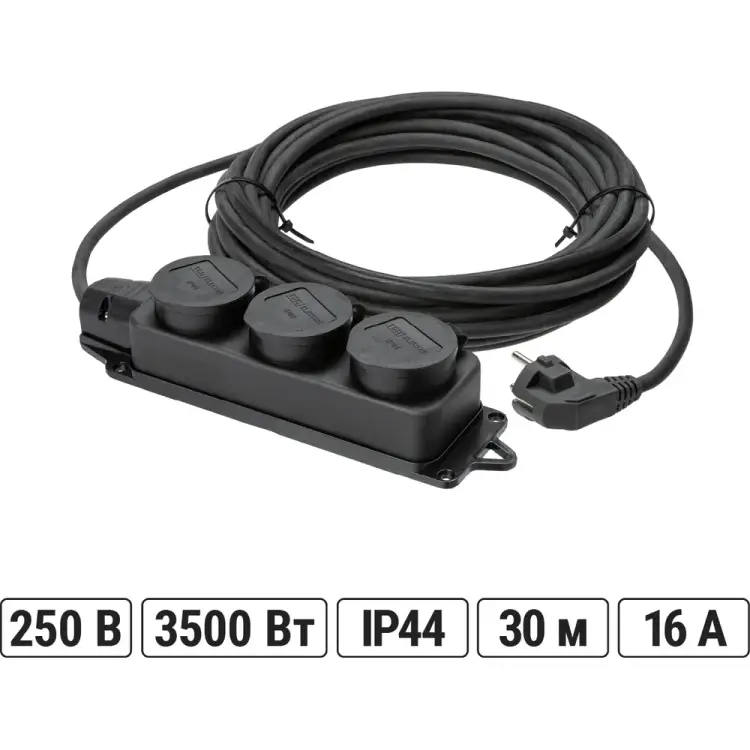 Силовой удлинитель-шнур TDM ELECTRIC УШз16-103 SQ1302-0348