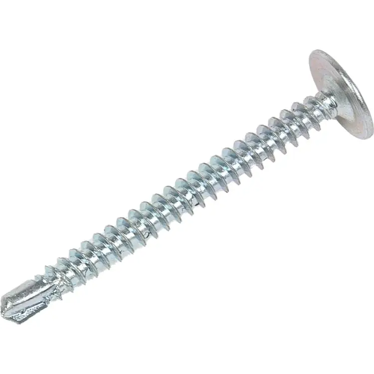 Саморез с прессшайбой и сверлом качественный крепеж 4,2/41 (900 шт.) 2000351 КЧ