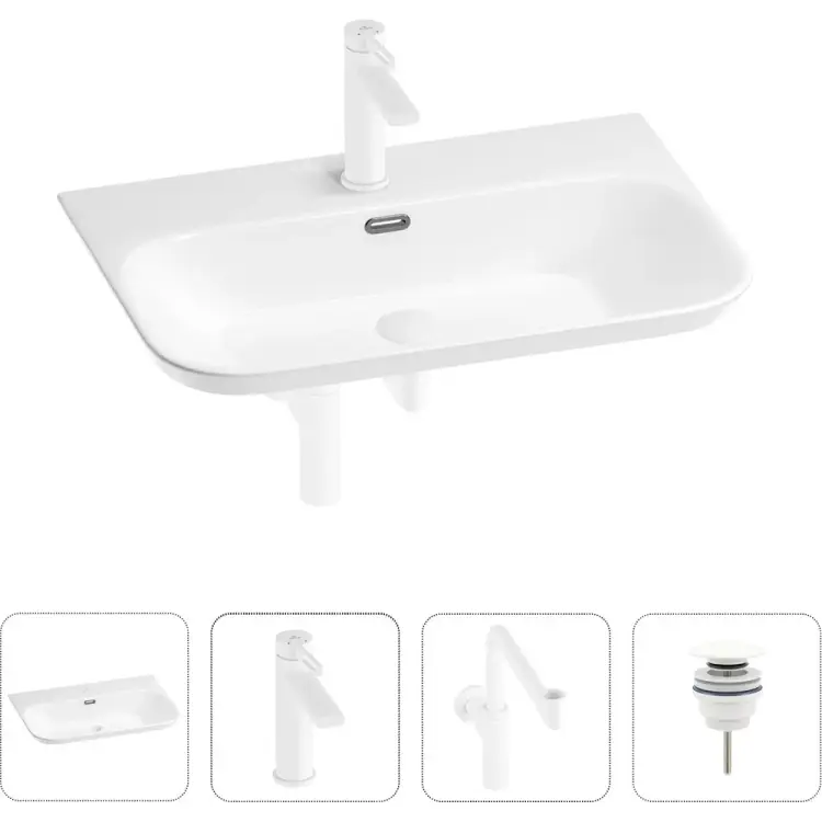 Раковина для ванной Wellsee Eclatant 2.0 201003800