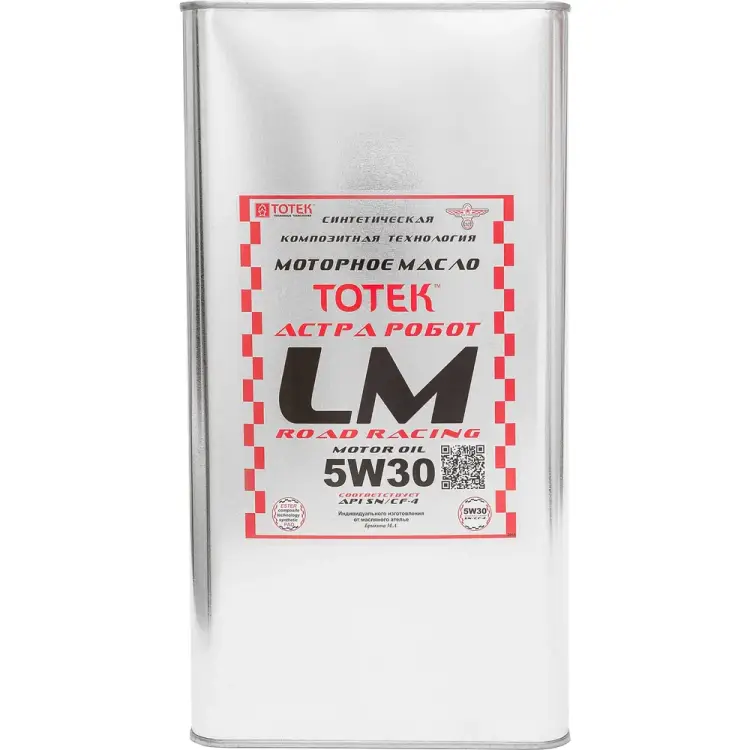 Моторное масло ТОТЕК Астра Робот LM Road Racing SAE 5W30 LMRR530004