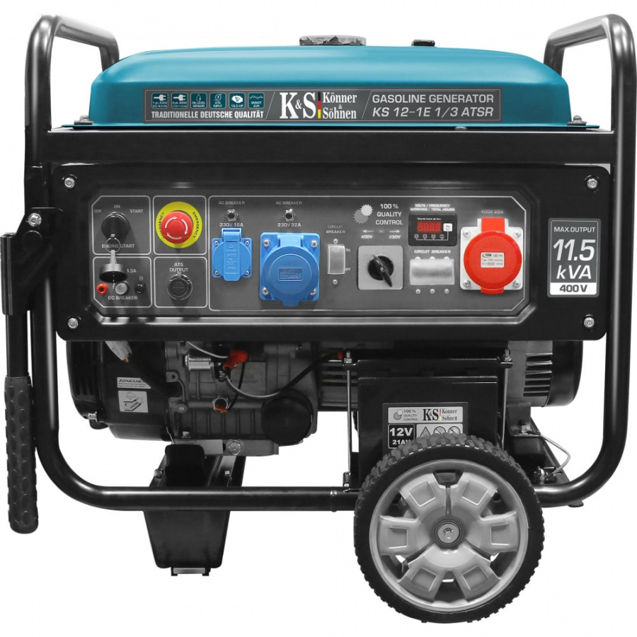 Бензиновый генератор Konner&Sohnen KS 12-1E 1/3 ATSR