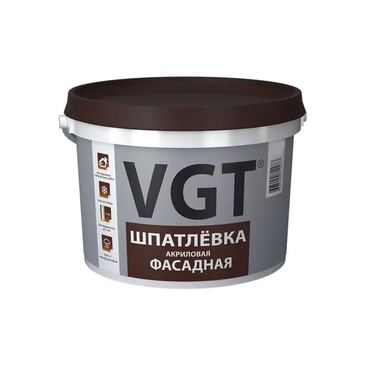Фасадная шпатлевка VGT 11607364 Фасадная шпатлевка VGT 11607364