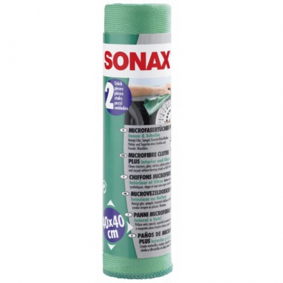 Салфетки для салона и стекла Sonax PLUS