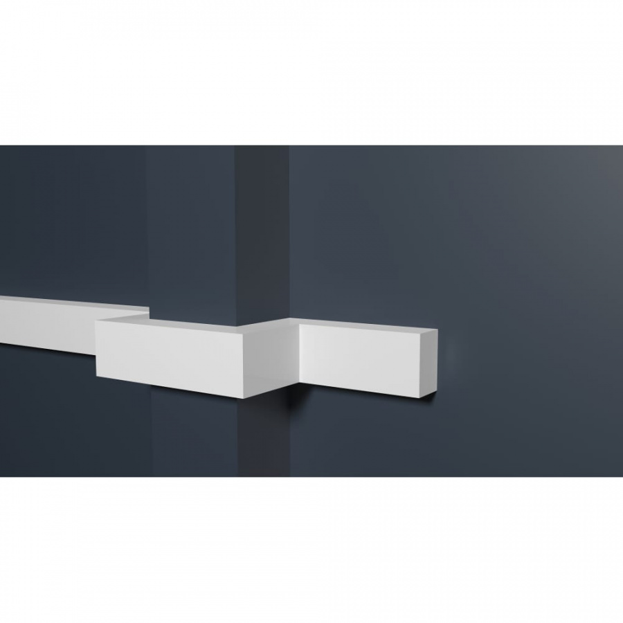 Ударопрочный влагостойкий стеновой молдинг под покраску Decor-Dizayn DD611