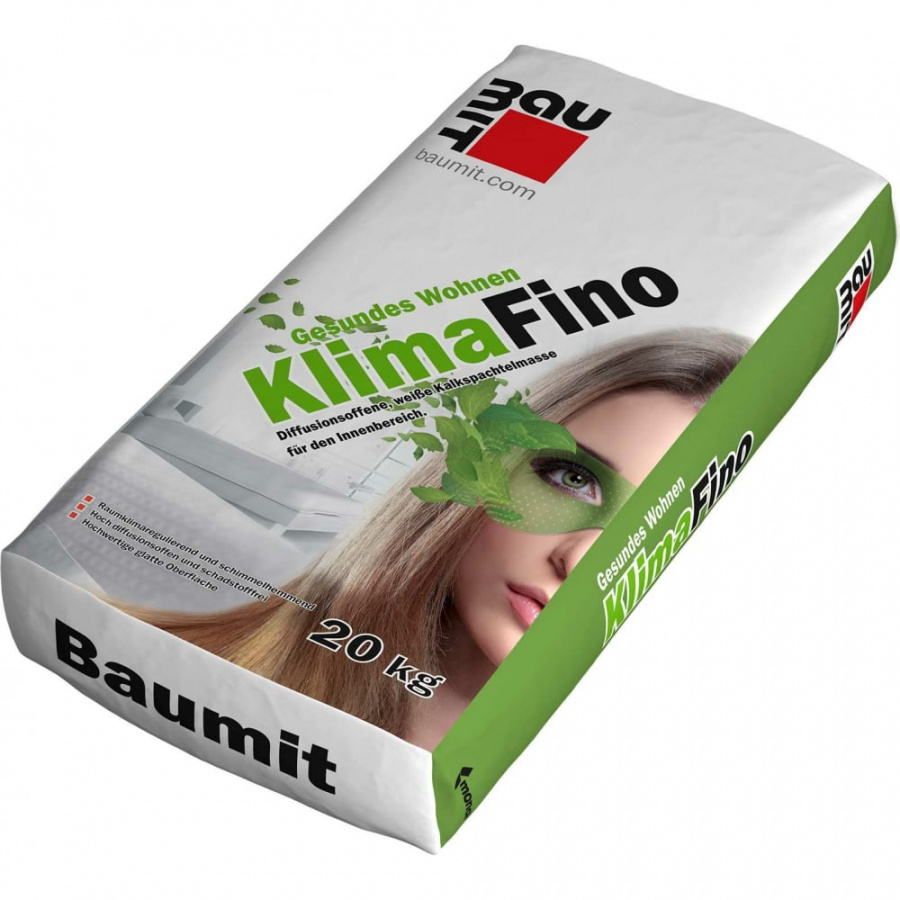 Известковая шпаклевка Baumit KlimaFino