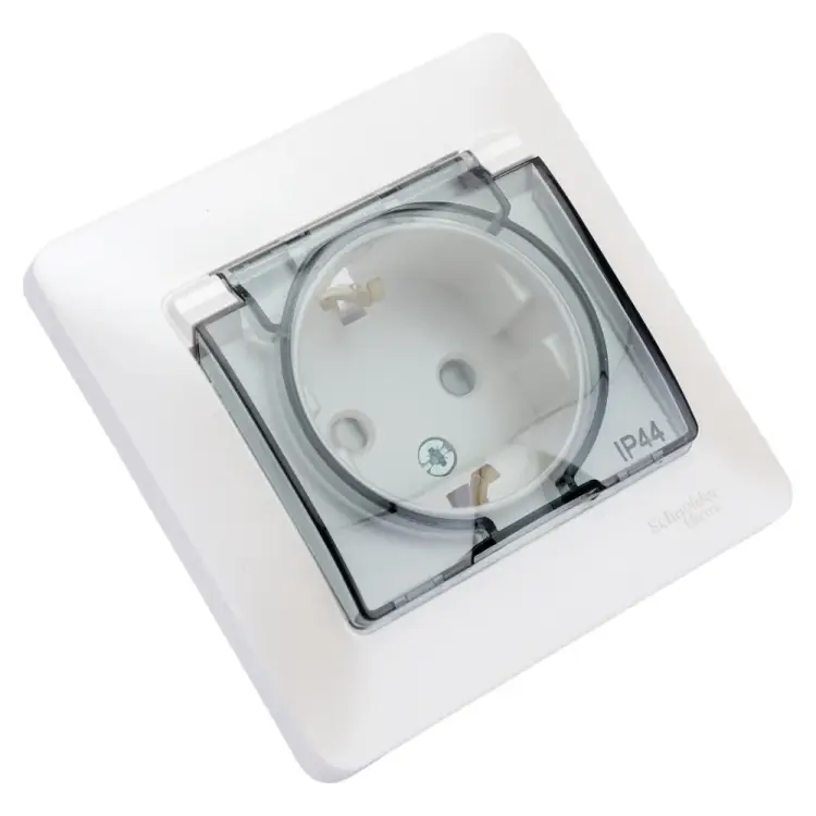 Одноместная розетка Systeme Electric Glossa GSL000648