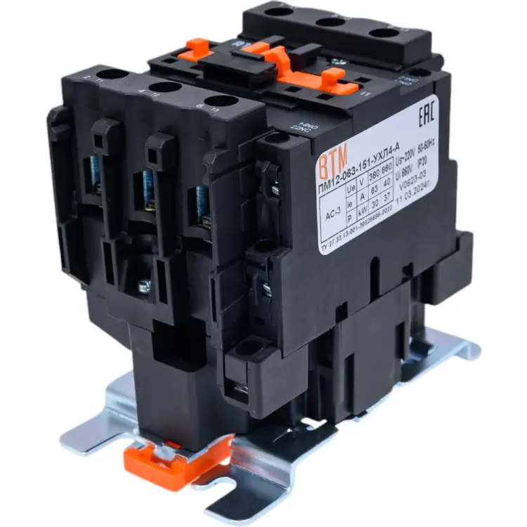 Пускатель ВТМ ПМ 12-063151-63А-220АС-(2з+2р)-УХЛ4-А 0038633 ВТМ00038633