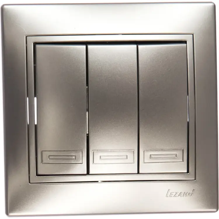Тройной выключатель Lezard MIRA 701-1010-109