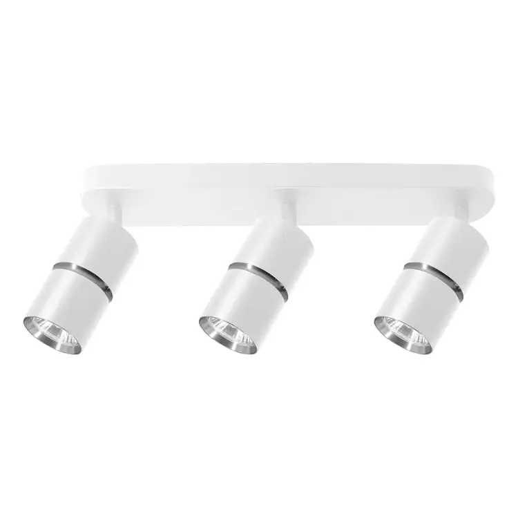 Настенно-потолочный светильник FERON ml1863 zen под лампу gu10, белый, хром 48646