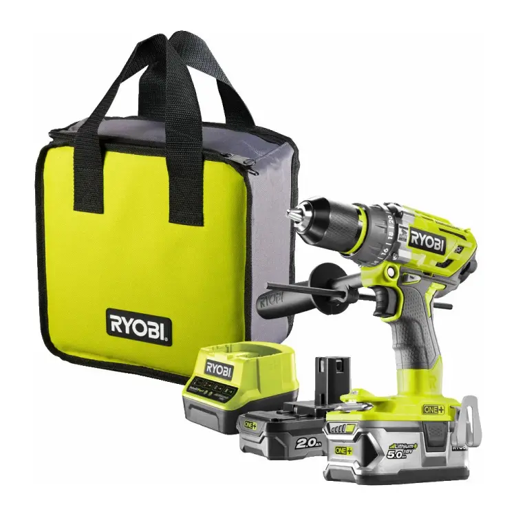 Бесщеточная ударная дрель-шуруповерт Ryobi R18PD7-252S ONE+ 5133004391