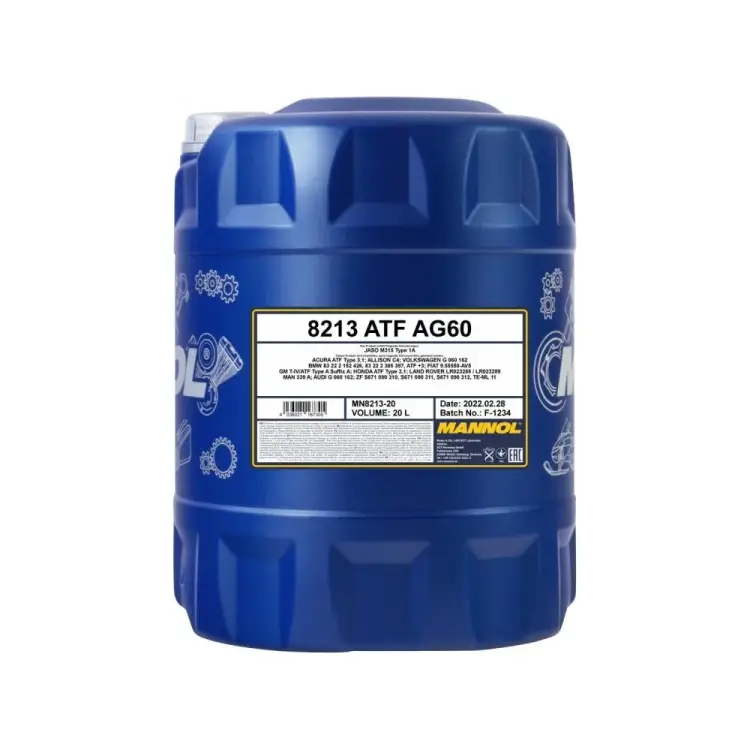 Синтетическая трансмиссионная жидкость MANNOL ATF AG60 3025