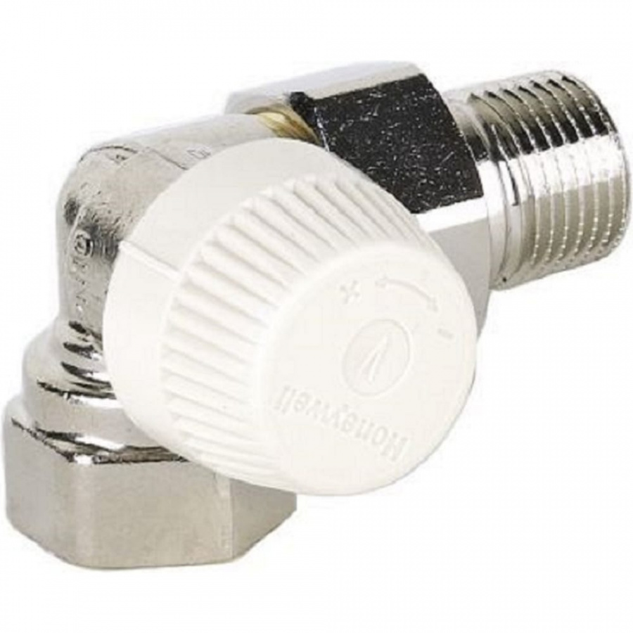 Угловой торцевой левый вентиль для радиатора Honeywell Home V2000LVS15