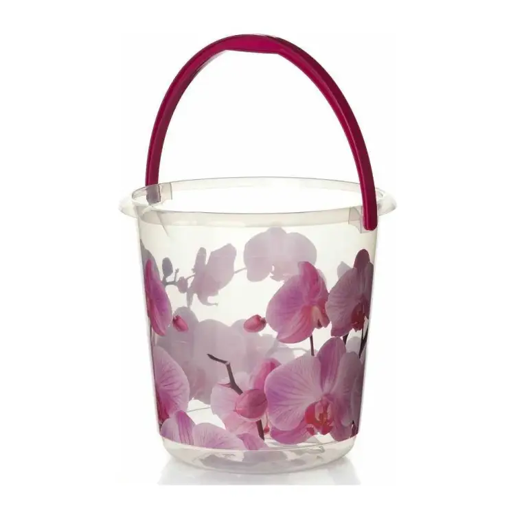 Ведро IDEA ДЕКО 5 л М 2425 М 2425 орхидея Ведро IDEA ДЕКО 5 л М 2425 М 2425 орхидея