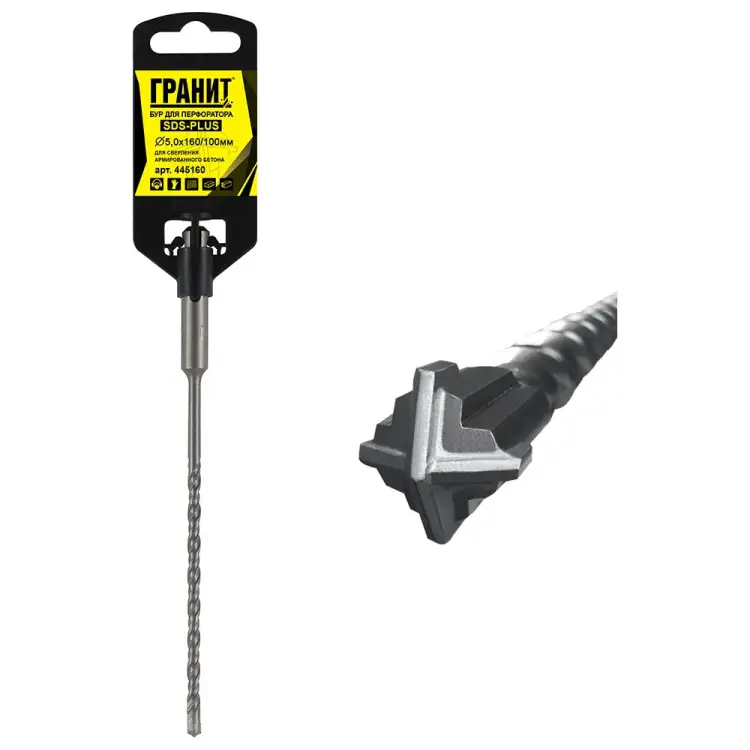 Бур sds-plus Гранит Quadro-X 445160