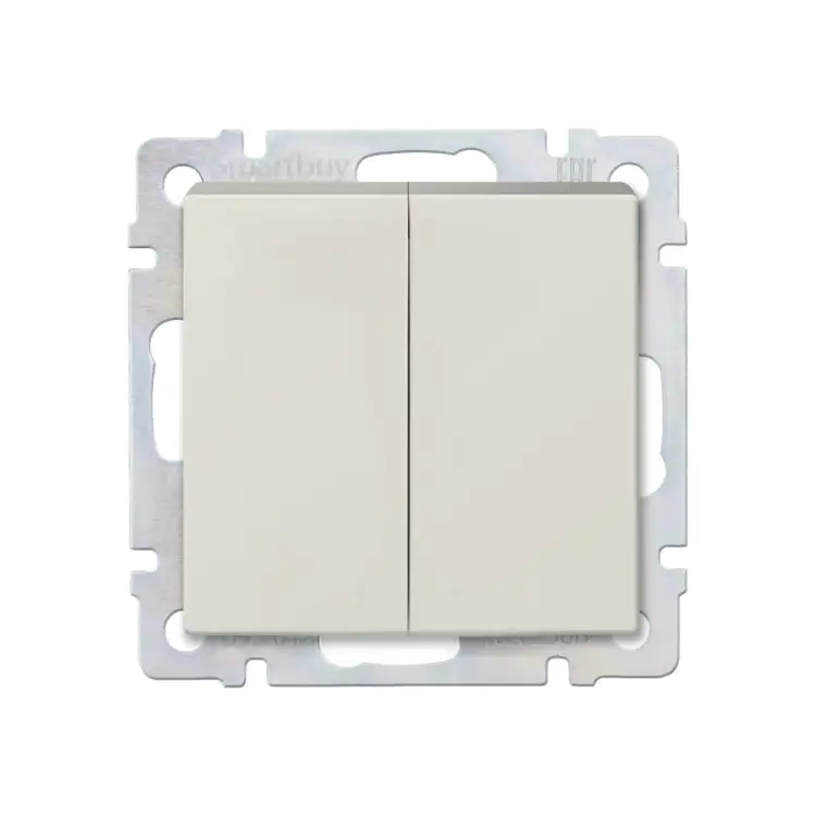 Проходной двухклавишный выключатель Smartbuy Нептун SBE-05i-10-SW22-0