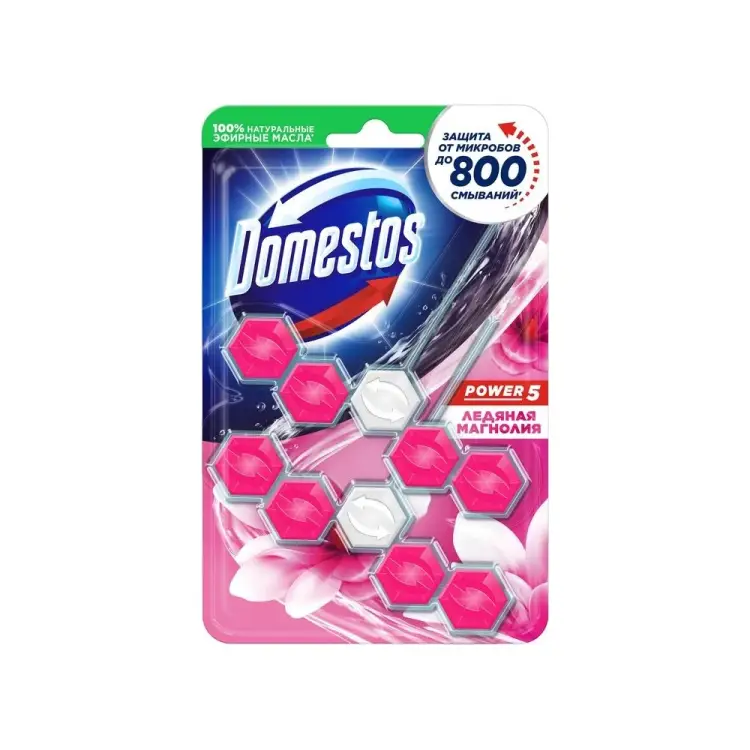 Блок для очищения унитаза DOMESTOS POWER 5 DUO 68702409
