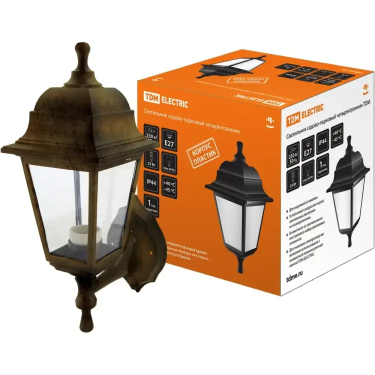 Садово-парковый настенный светильник TDM ELECTRIC НБУ 04-60-001 SQ0330-0714