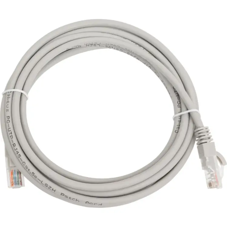 Неэкранированный патч-корд Cabeus PC-UTP-RJ45-Cat.5e-3m-LSZH
