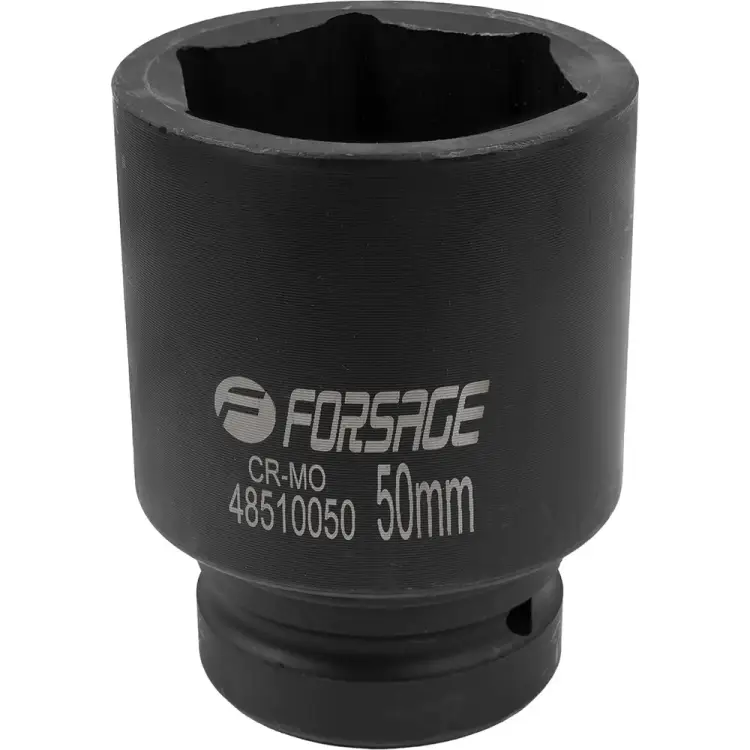 Ударная глубокая головка шестигранная Forsage F-48510050(6387) Ударная глубокая головка шестигранная Forsage F-48510050(6387)
