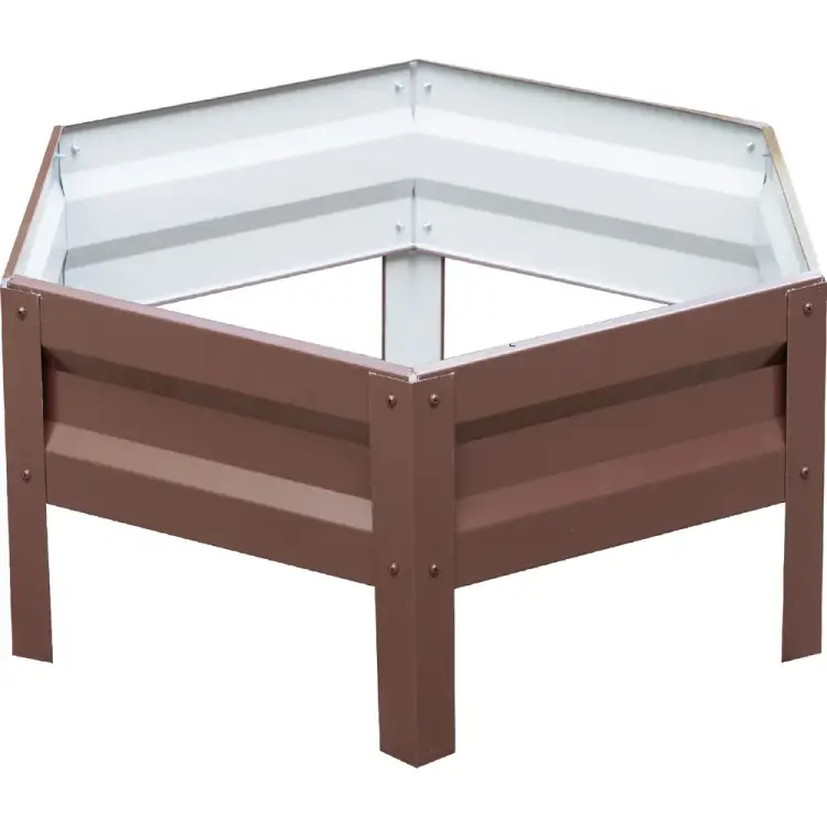 Оцинкованная клумба ООО «ТД «КАСКАД» К060К