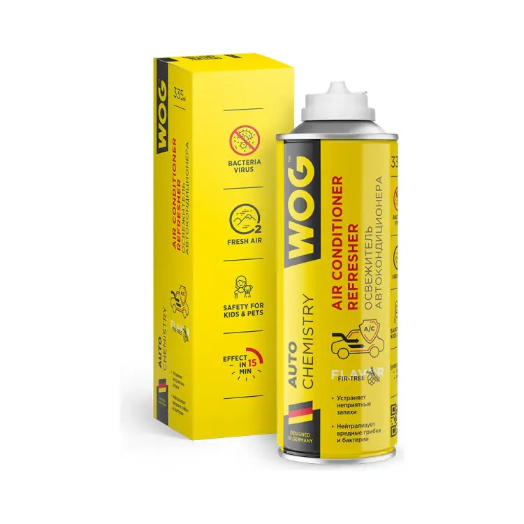 Очиститель-освежитель кондиционера WOG WGC0802