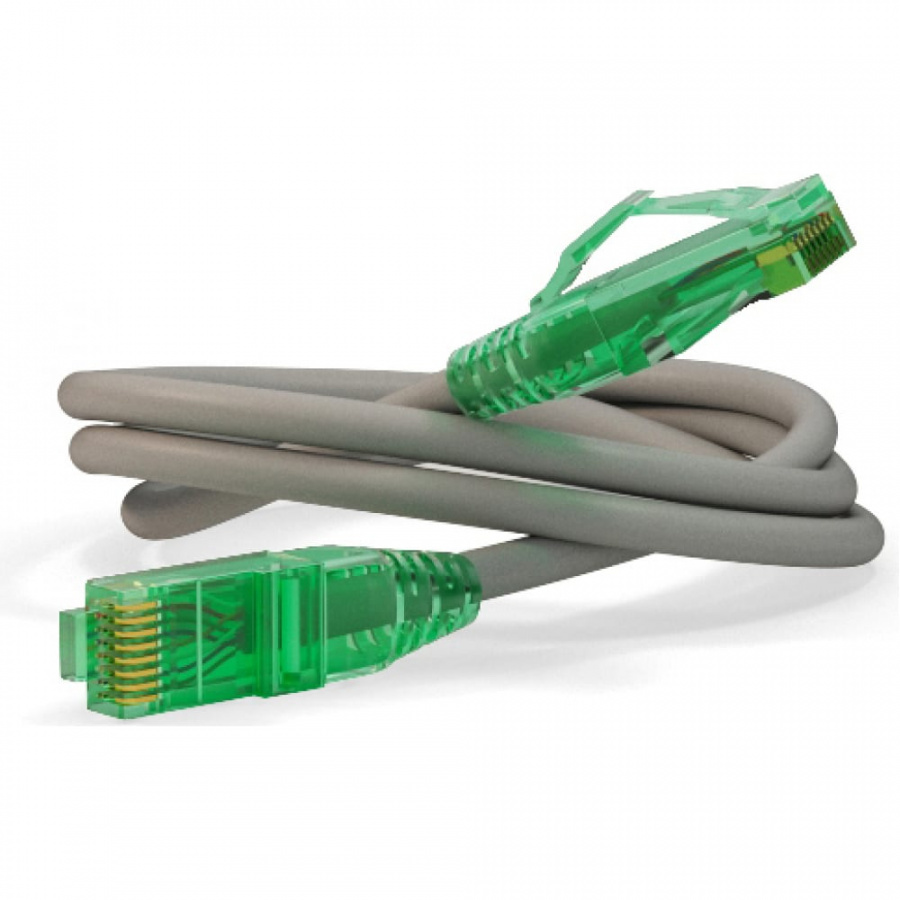 Патч-корд Hyperline PC-LPM-UTP-RJ45-RJ45-C6a-5M-LSZH-GY