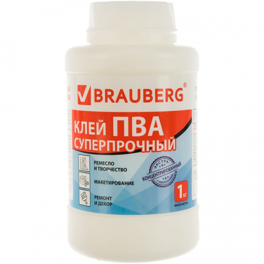 Суперпрочный клей ПВА BRAUBERG 600984