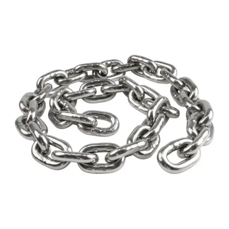 Оцинкованная круглозвенная цепь TOR G80 1001480