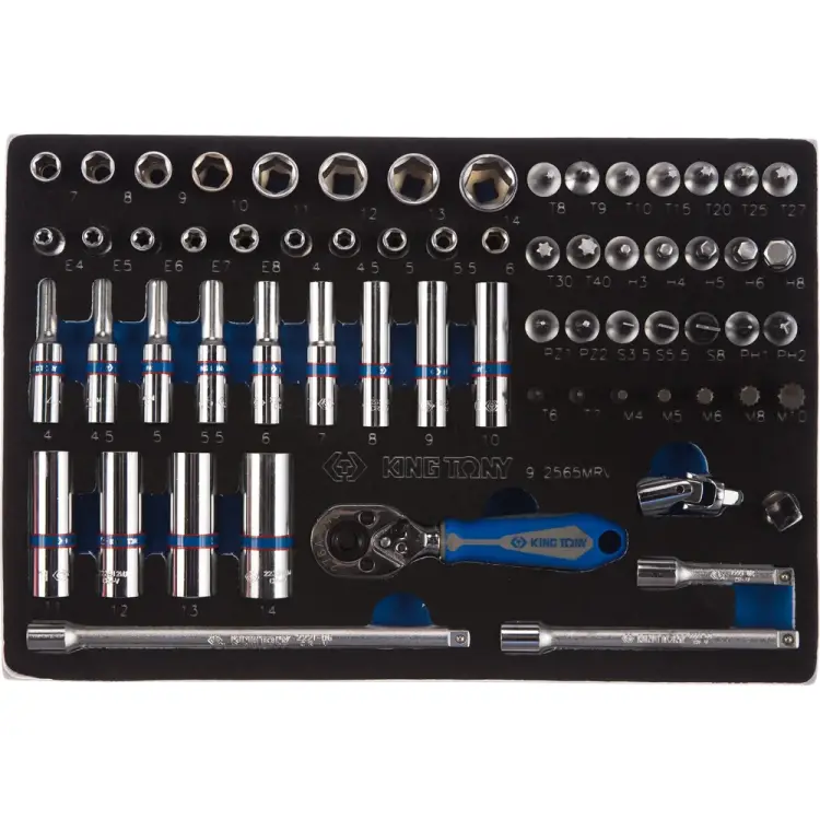 Набор торцевых головок KING TONY 9-2565MRV