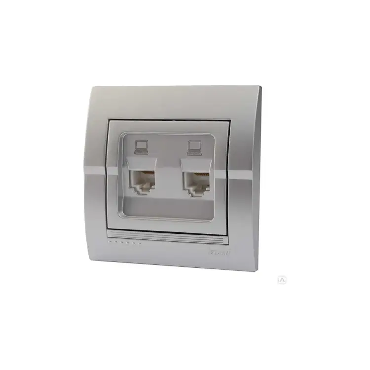 Двойная компьютерная розетка Lezard DERIY 702-2828-141