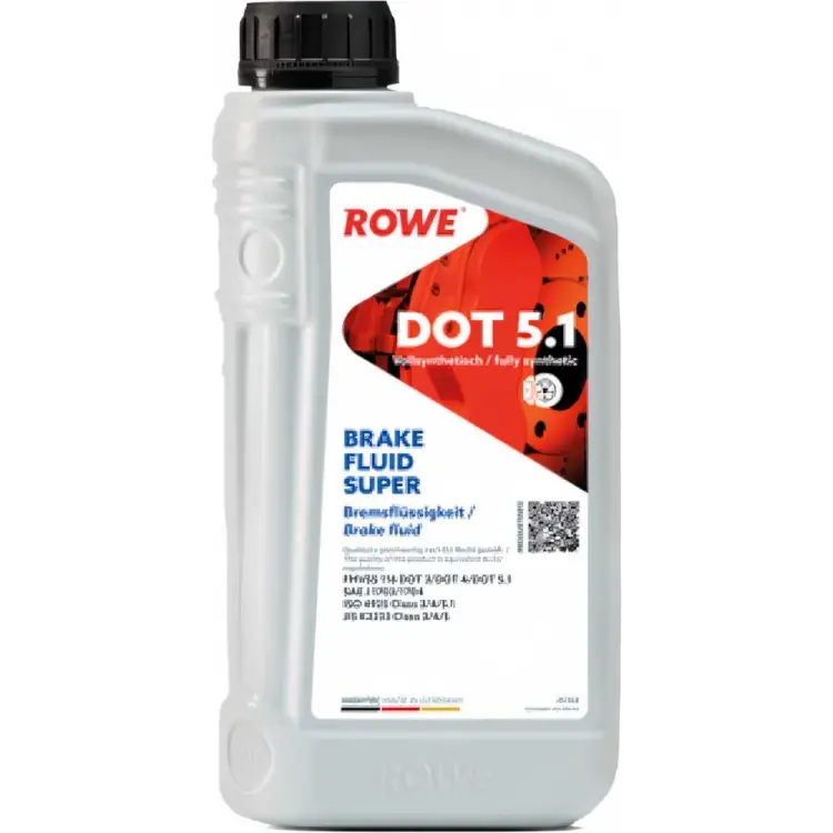 Специальная тормозная жидкость Rowe HIGHTEC BRAKE FLUID SUPER DOT 5.1 25104-0010-99