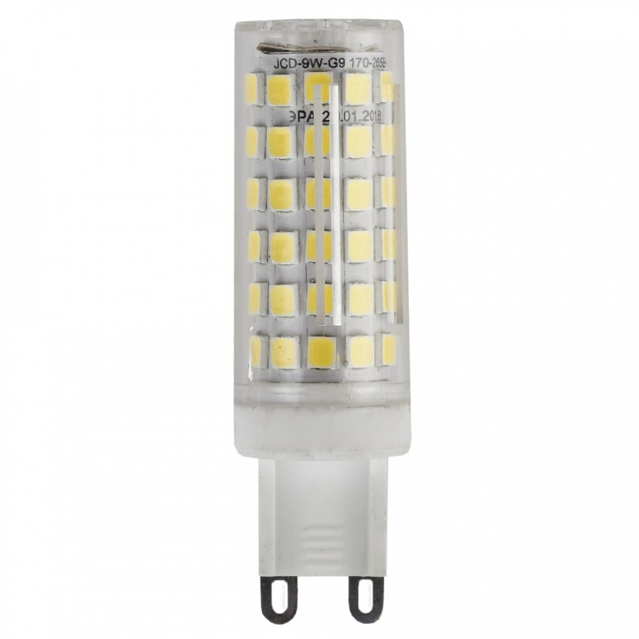 Светодиодная лампа ЭРА LED JCD-9W-CER-827-G9