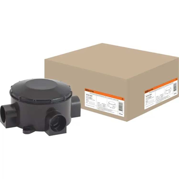 Трехрожковая распаечная коробка TDM ELECTRIC ОП SQ1401-4044