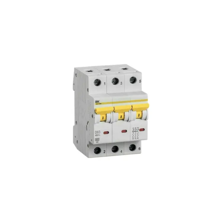 Автоматический выключатель IEK ВА47-60M MVA31-3-063-D