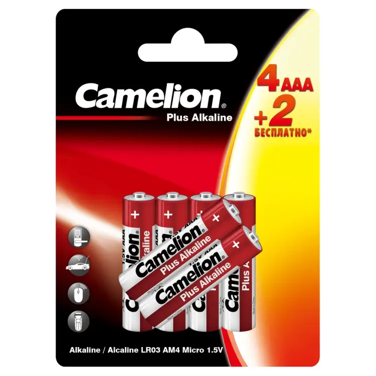 Батарейки Camelion New plus alkaline 15307